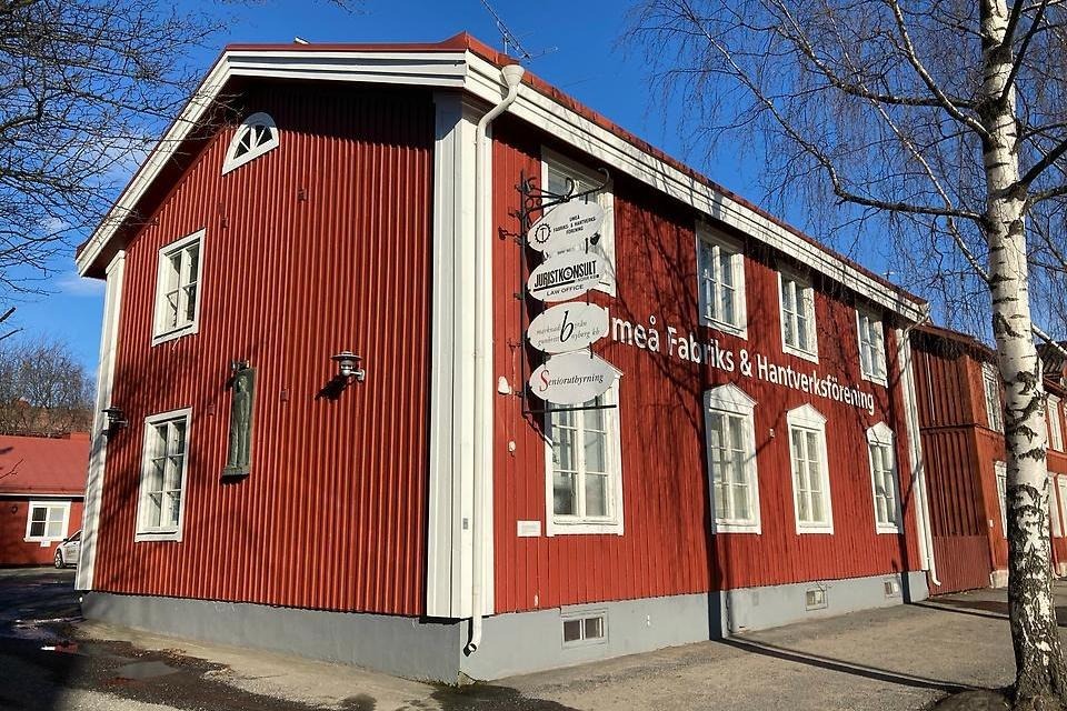 Umeå fabriks- och hantverksförening, Kungsgatan 95 i Umeå. Foto: Folkrörelsearkivet i Västerbotten.