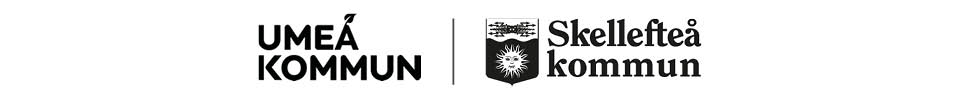 Bilden visar logotyper på på Umeå kommun, Byggnadsföretag och Företagarna