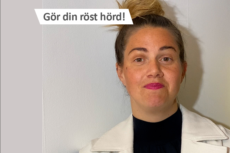Ida Östensson, text: Gör din röst hörd!