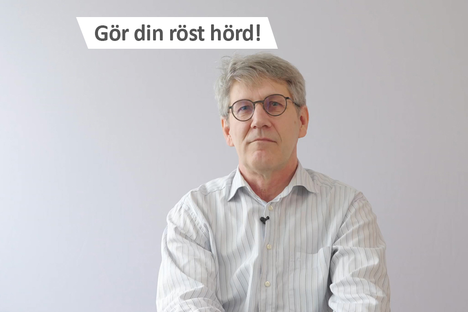 Rolf Hugoson, text: Gör din röst hörd!