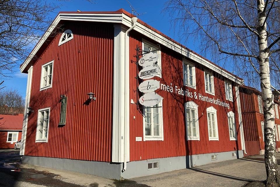 Umeå fabriks- och hantverksförening, Kungsgatan 95 i Umeå. Foto: Folkrörelsearkivet i Västerbotten. 