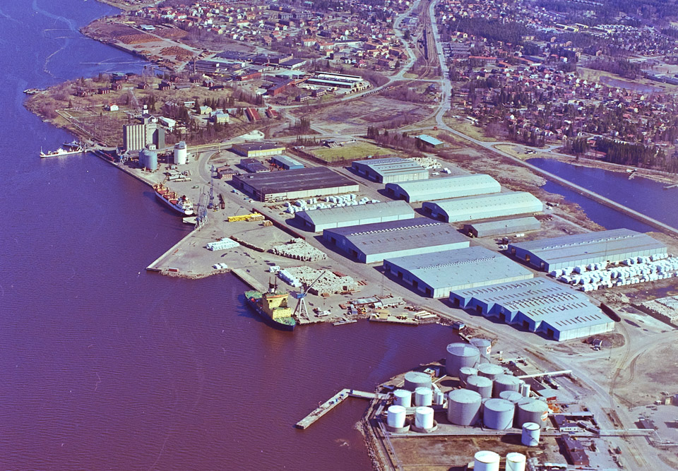 Umeå hamn i Holmsund