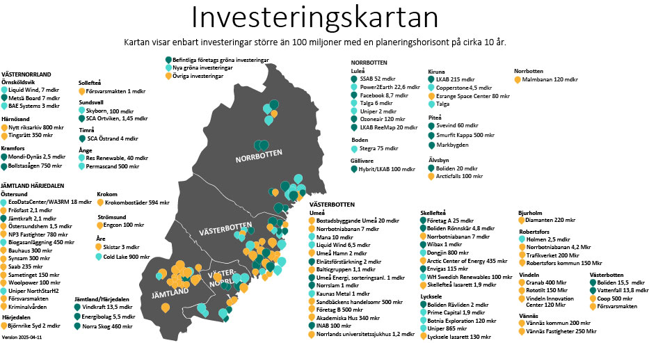 Investeringskartan