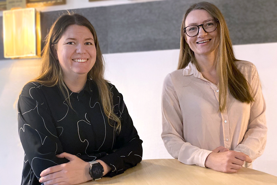 Viktoria Danielsson och Marielle Boman