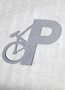 symbol för parkering av cyklar