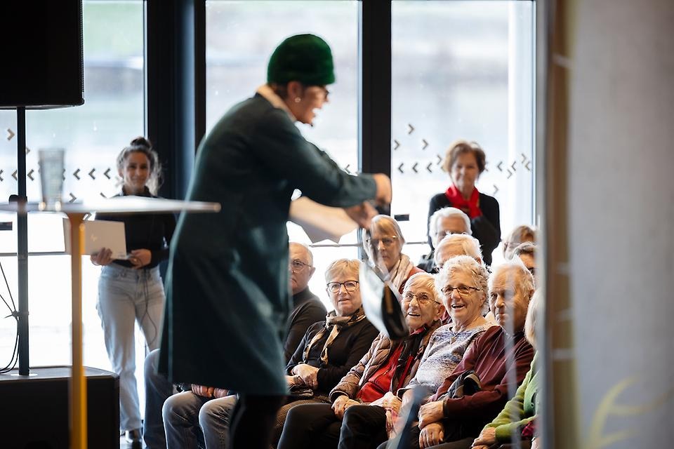 Kultur för seniorers arrangemang är oftast fullsatta.