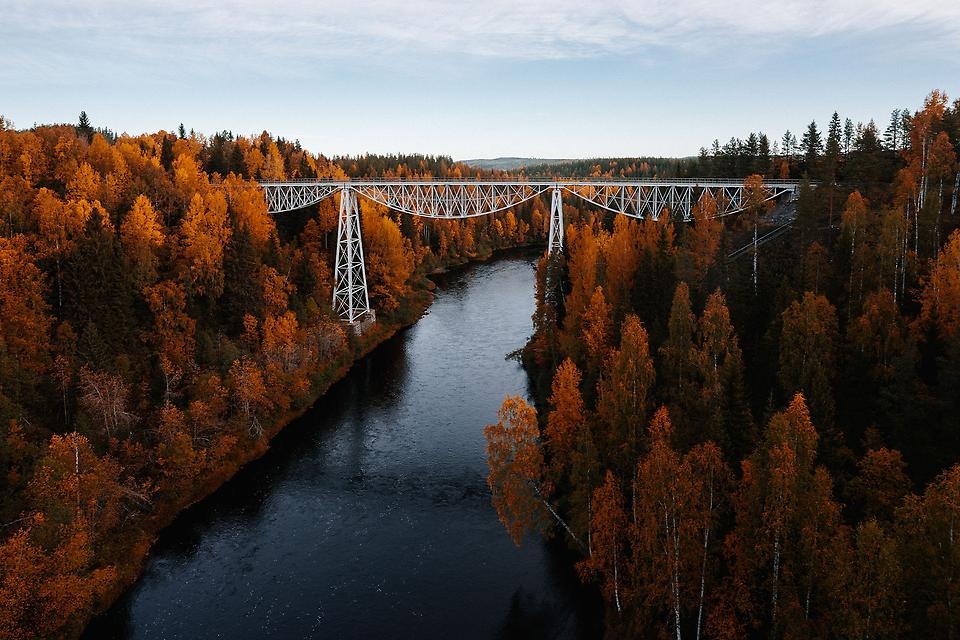 Bild på Tallbergsbroarna, Öreälvsleden