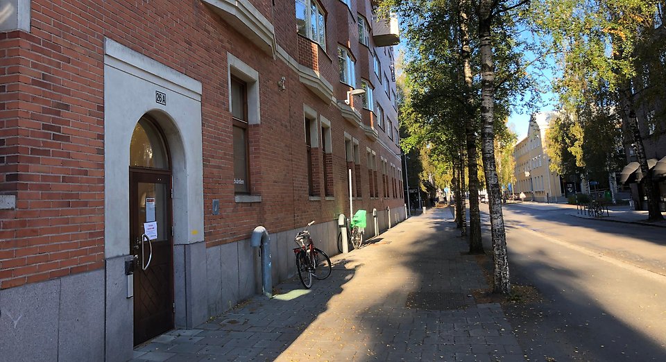 Entre till Sveriges depåbibliotek och lånecentral Nygatan i Umeå
