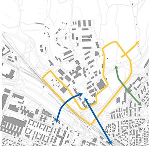 Korrigerade kartillustration för Regementet.