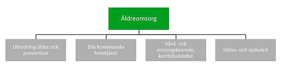 Organisationsbild Äldreomsorg