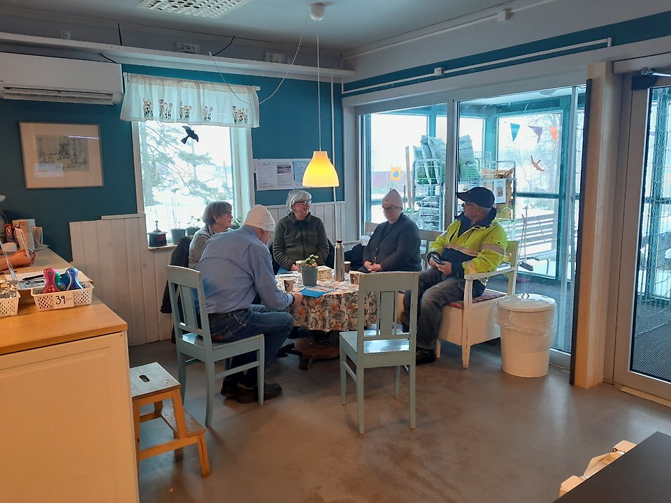 Semmelfika på Holmöns Lanthandel. Fotograf: Olle Nygren