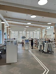 Bild på nya Tegsbiblioteket